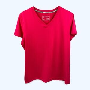 Arctic Cool Women's Cooling V-Neck Short Sleeve T-shirt Large Pink